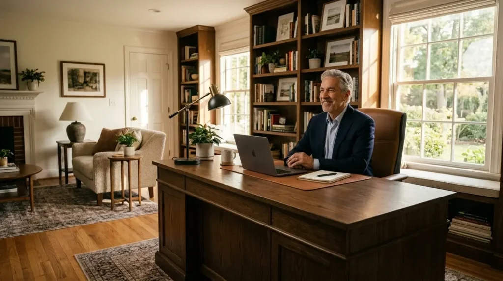 Desk to Face the Room