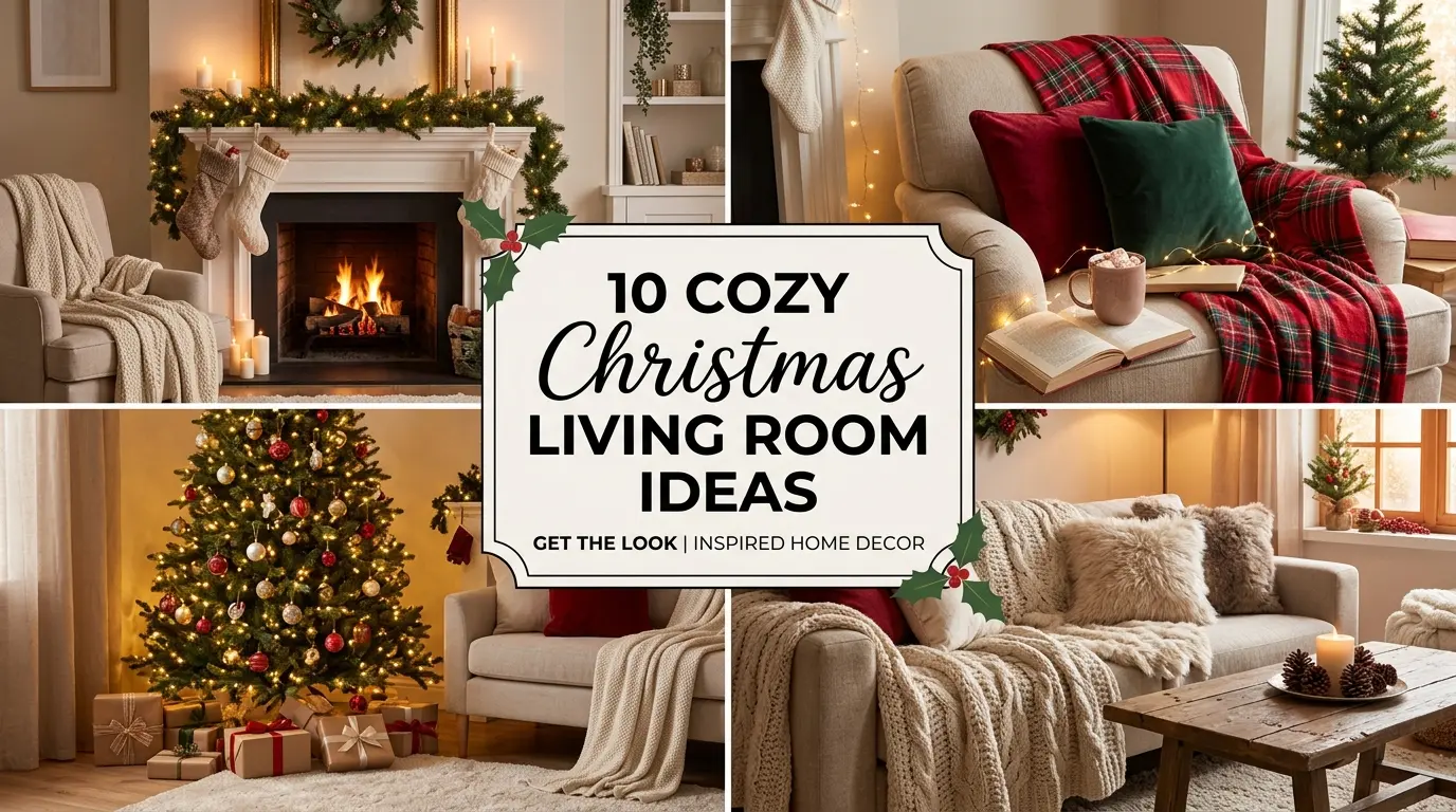 10 Cozy Christmas Living Room Ideas