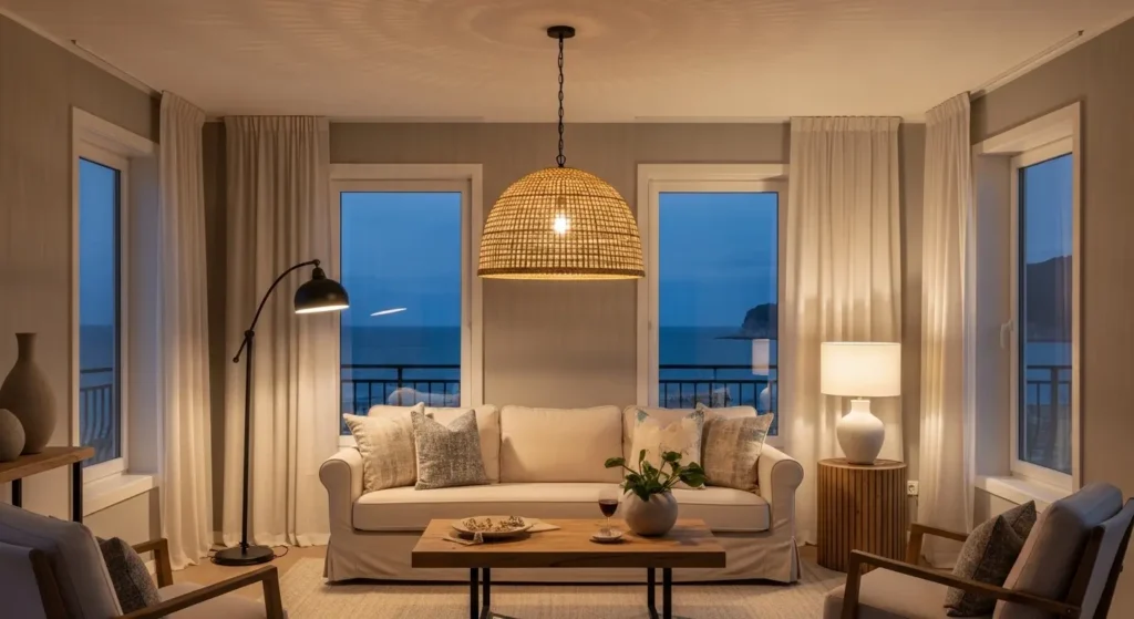 Coastal living room designer