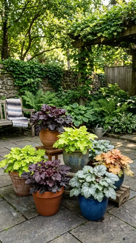 Container plants for shade