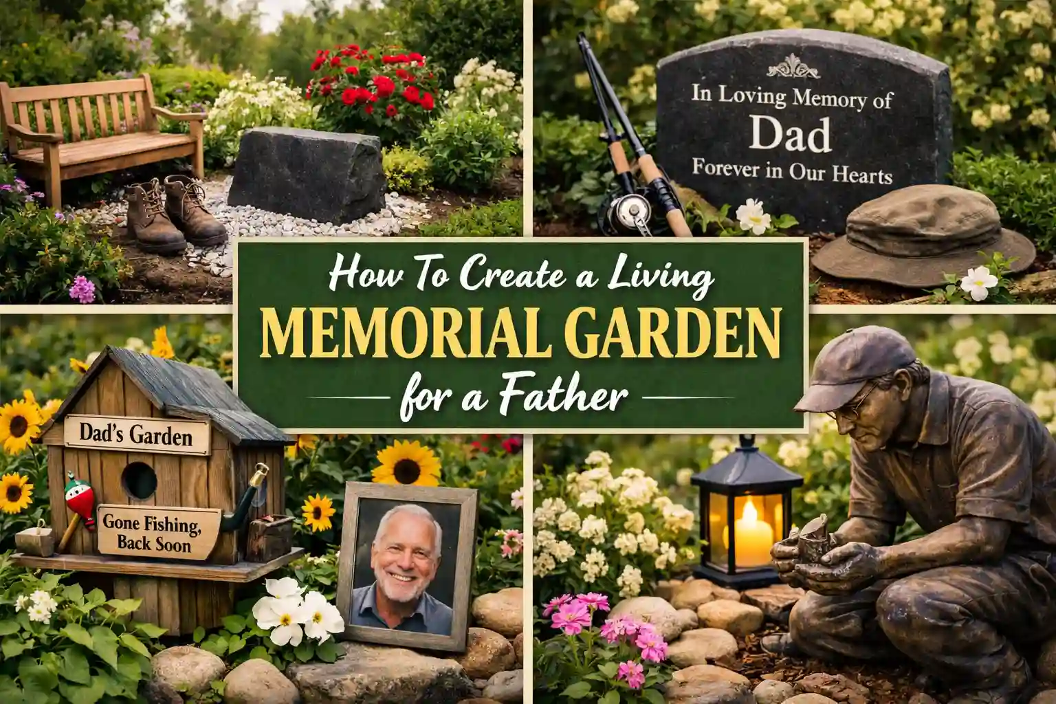 How To Create a Living Memorial Garden for a Father