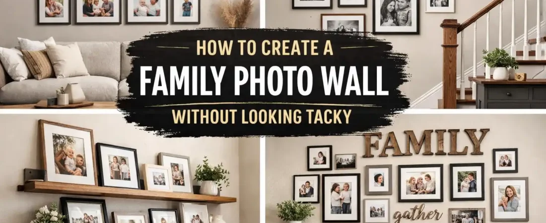 Family Photo Wall Ideas That Never Look Tacky