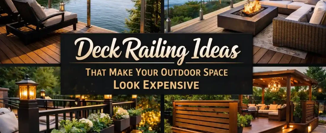 Deck Railing Ideas That Make Your Outdoor Space Look Expensive