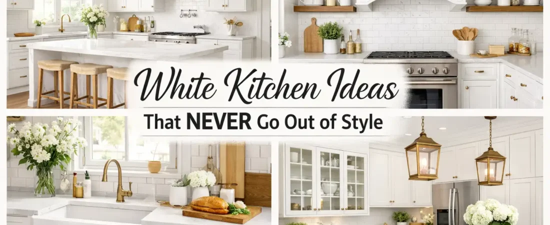 White Kitchen Ideas That Never Go Out of Style