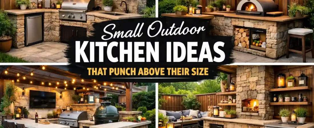 Small Outdoor Kitchen Ideas That Punch Above Their Size