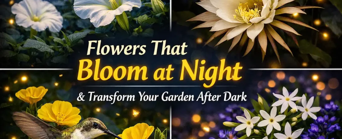 Flowers That Bloom at Night and Transform Your Garden After Dark