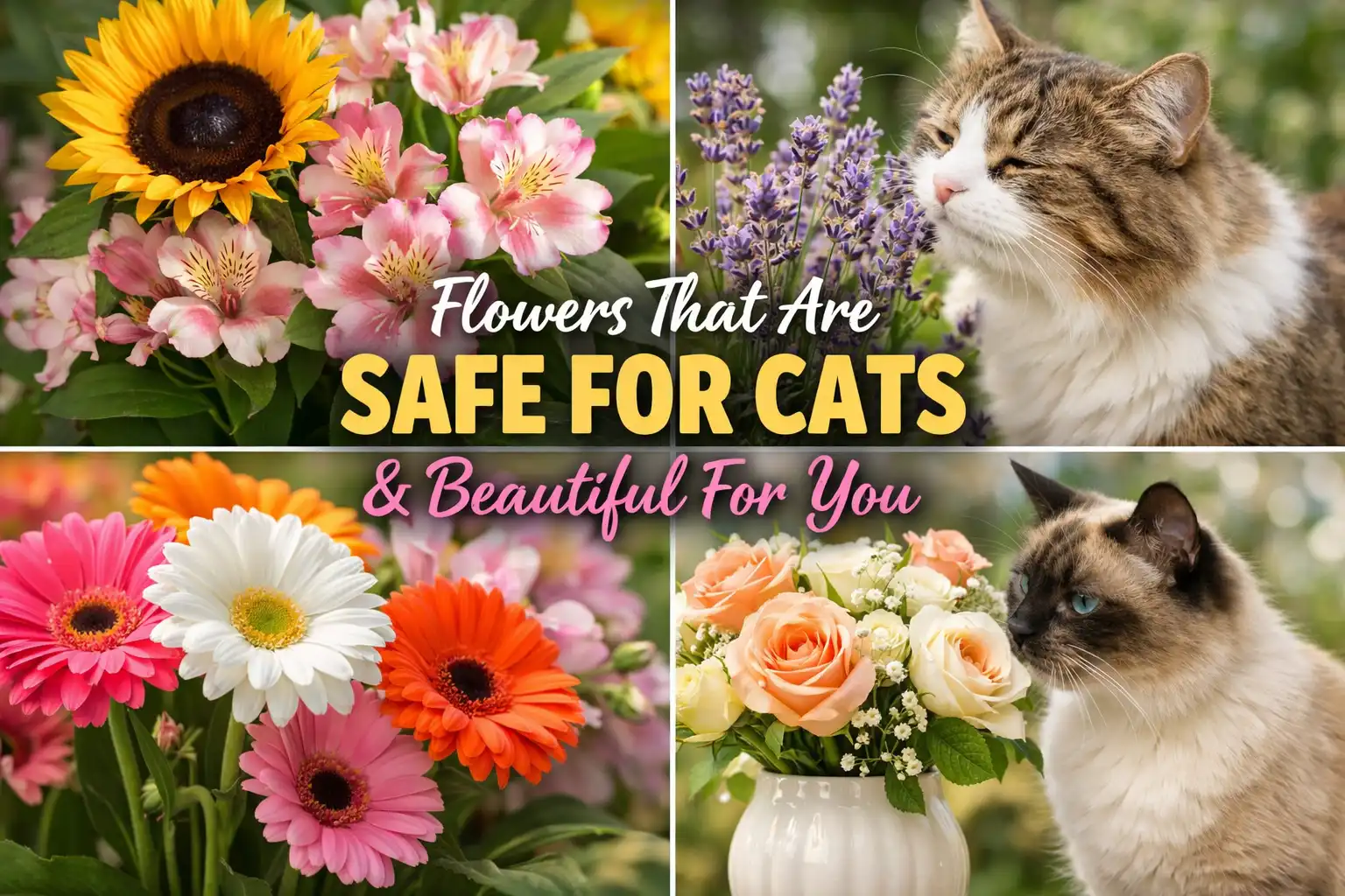 Flowers That Are Safe for Cats and Beautiful for You