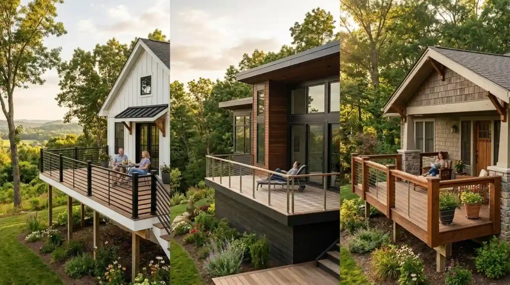 Deck railing ideas home style