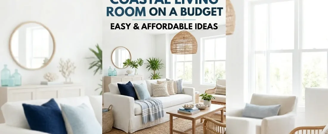 How To Decorate a Coastal Living Room on a Budget