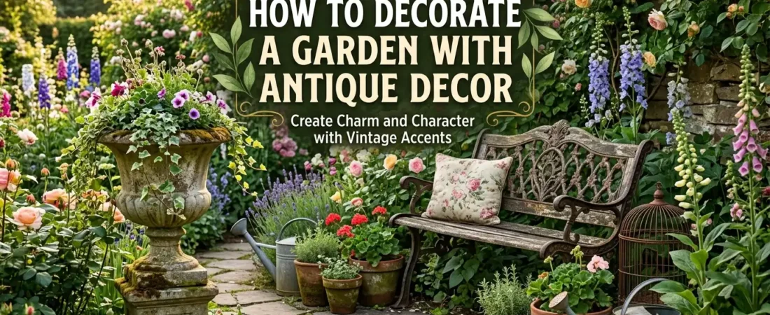 Antique Garden Decor Ideas: How To Use Vintage Pieces in Your Garden