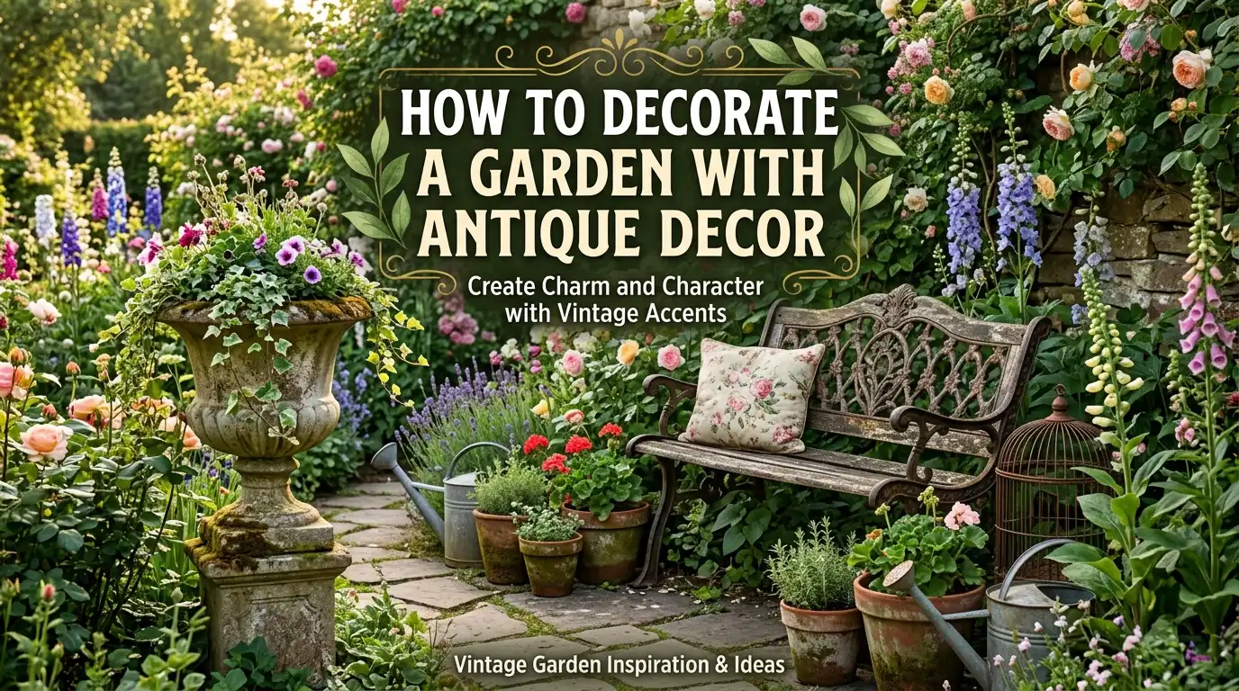Antique Garden Decor Ideas: How To Use Vintage Pieces in Your Garden