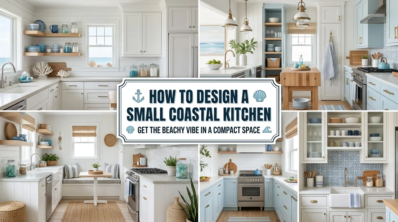 How To Design a Small Coastal Kitchen