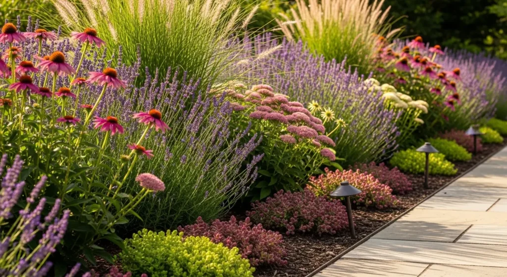 Drought-tolerant planting summer