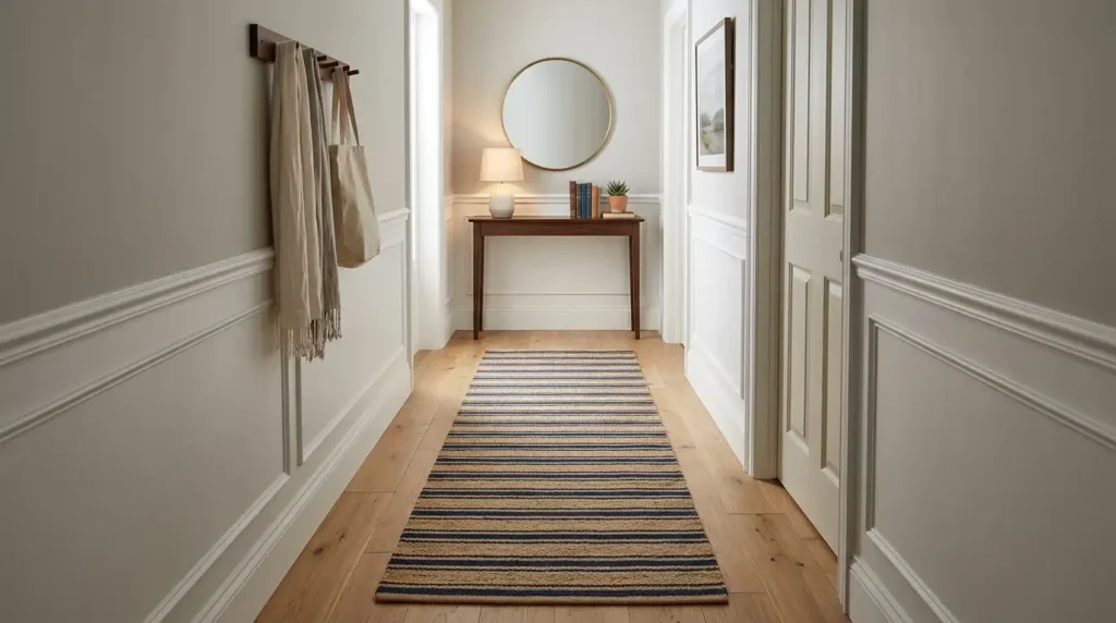Entryway rug runner hallway