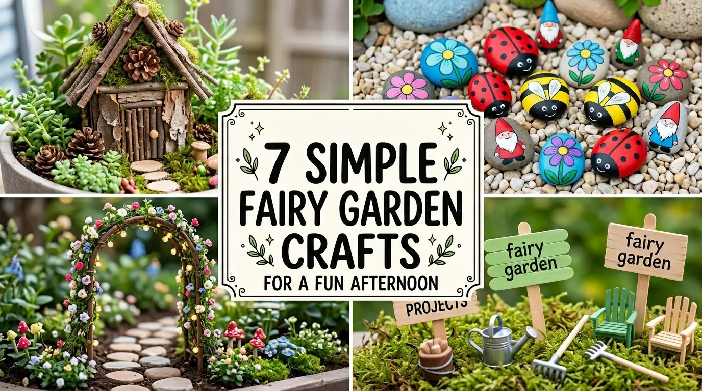 7 Simple Fairy Garden Crafts For A Fun Afternoon
