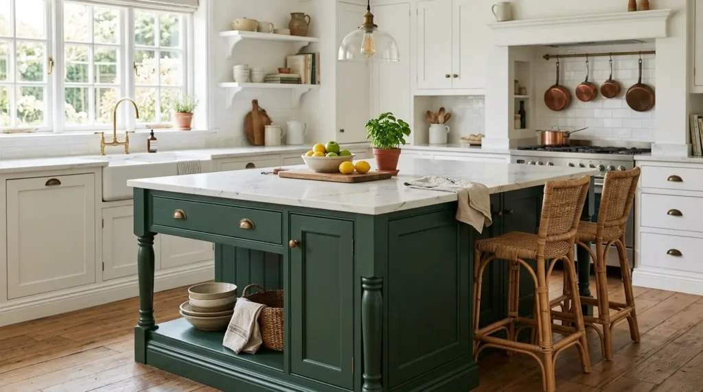 Farmhouse kitchen island