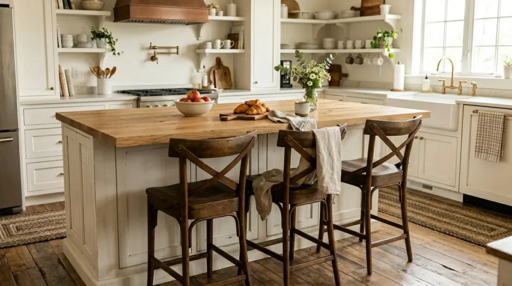 Farmhouse kitchen island