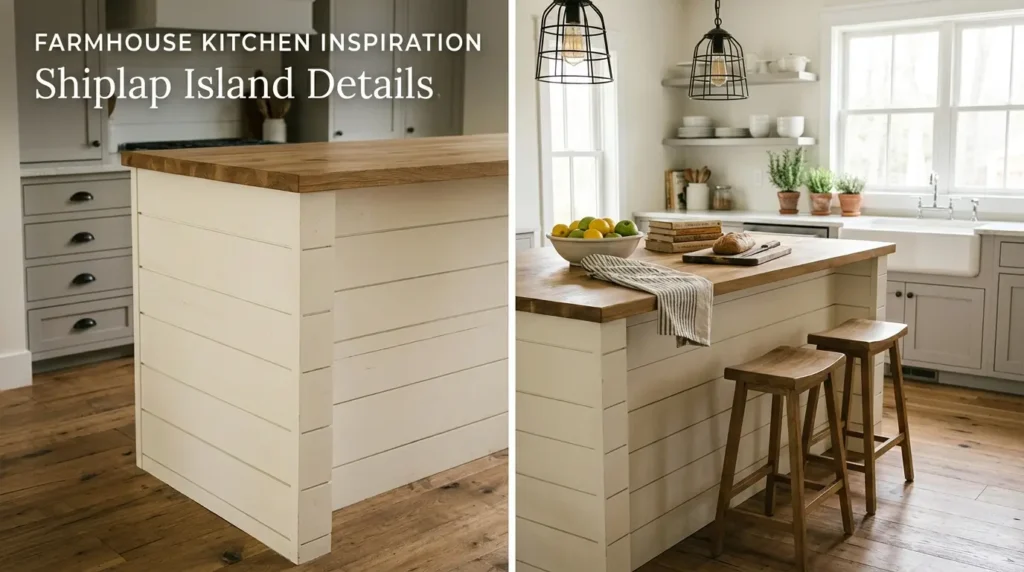 Farmhouse kitchen island