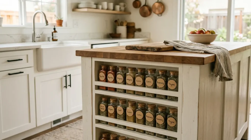 Farmhouse kitchen island