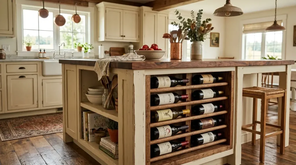 Farmhouse kitchen island