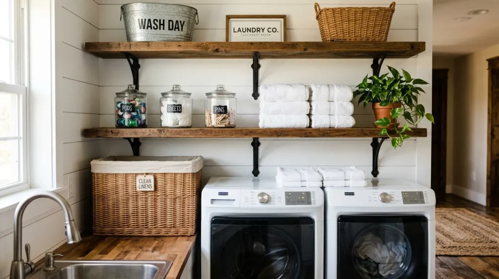Farmhouse laundry room