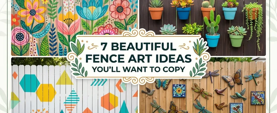 7 Beautiful Fence Art Ideas You’ll Want To Copy