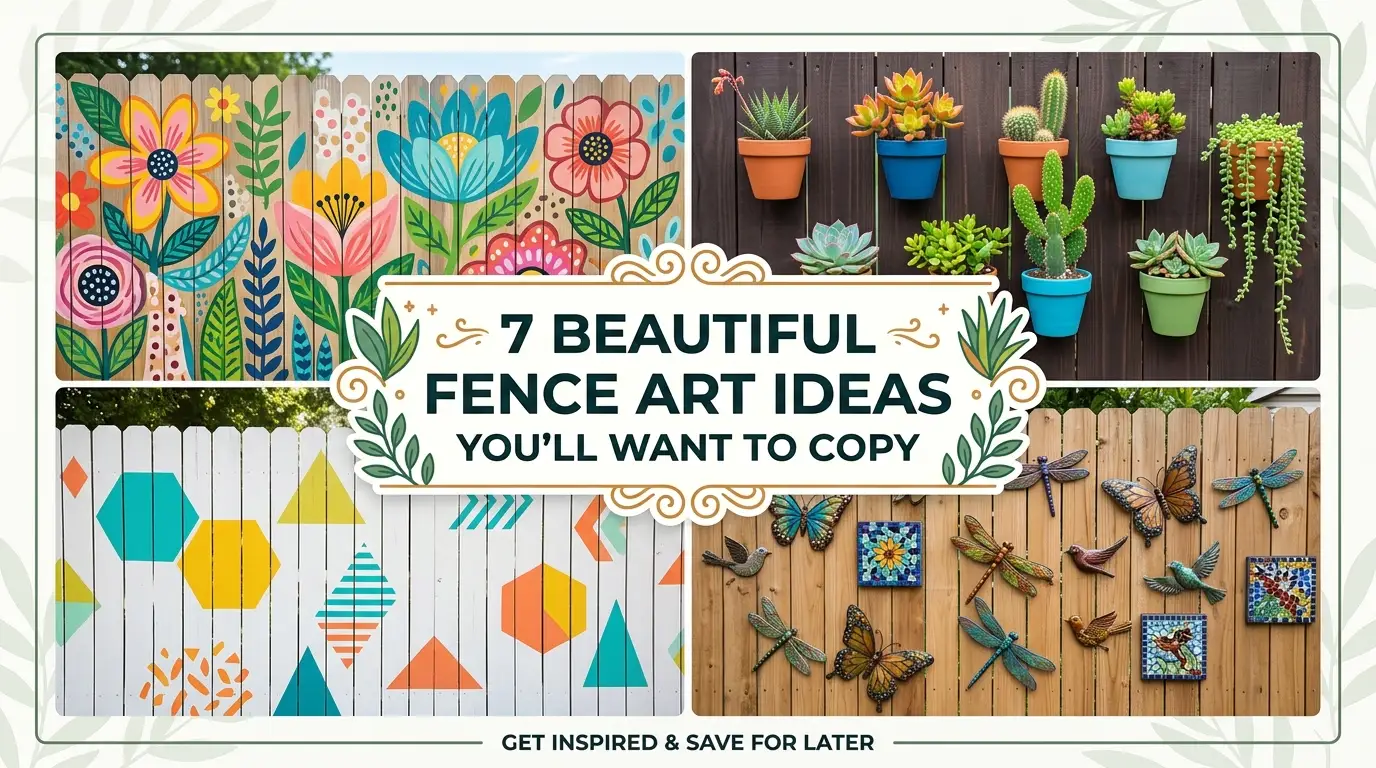 7 Beautiful Fence Art Ideas You’ll Want To Copy