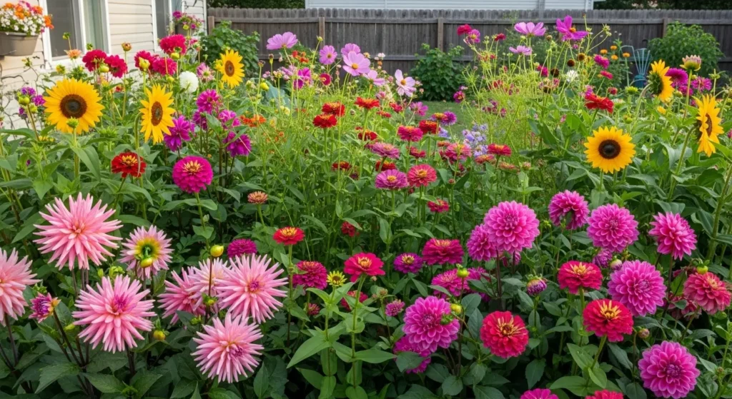 Flower explosion colorful