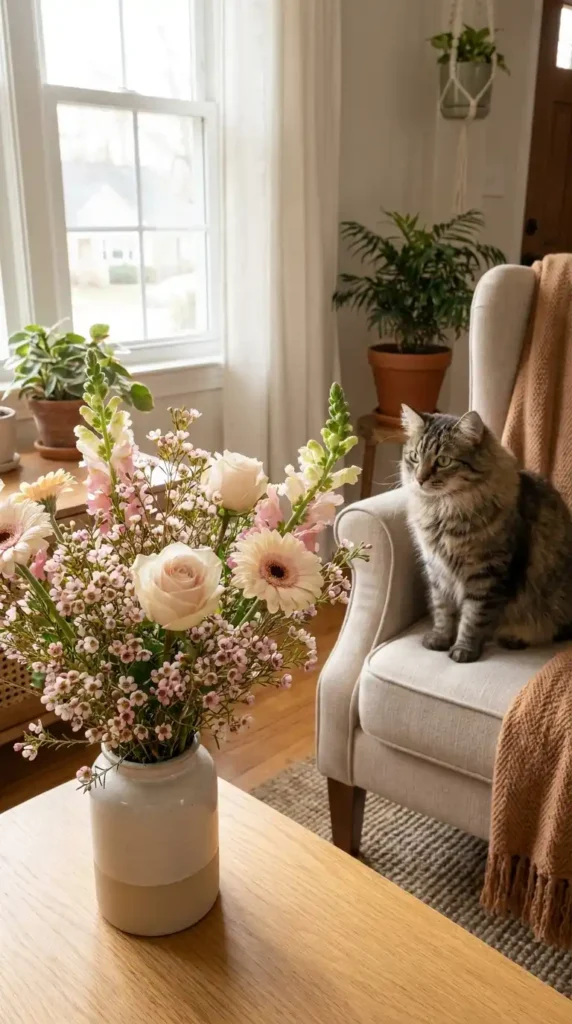 Flowers safe for cats bouquet