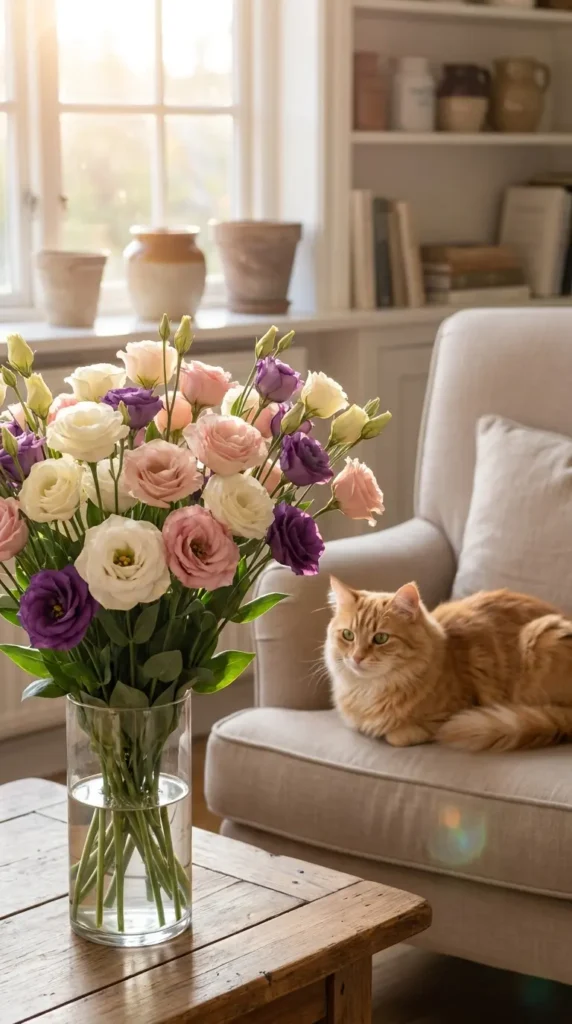 Flowers safe for cats lisianthus