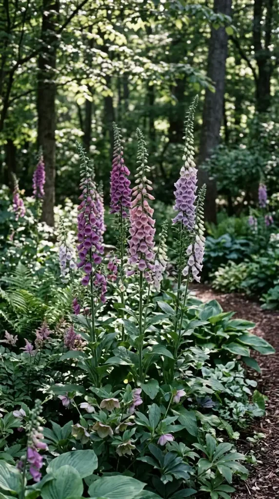 Foxglove flowers