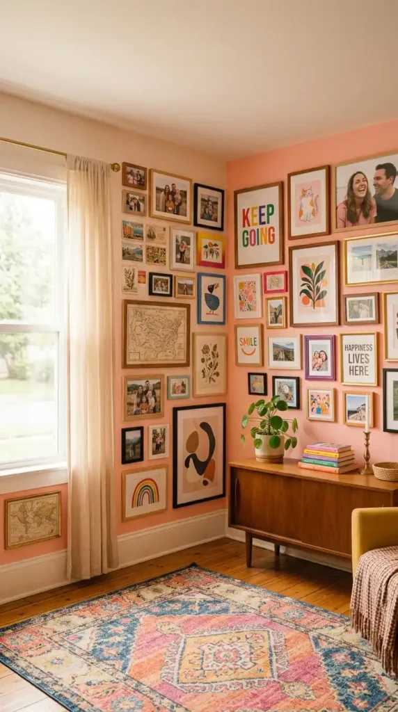 Gallery wall art joyful