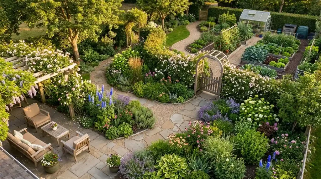 Garden path design planning journey
