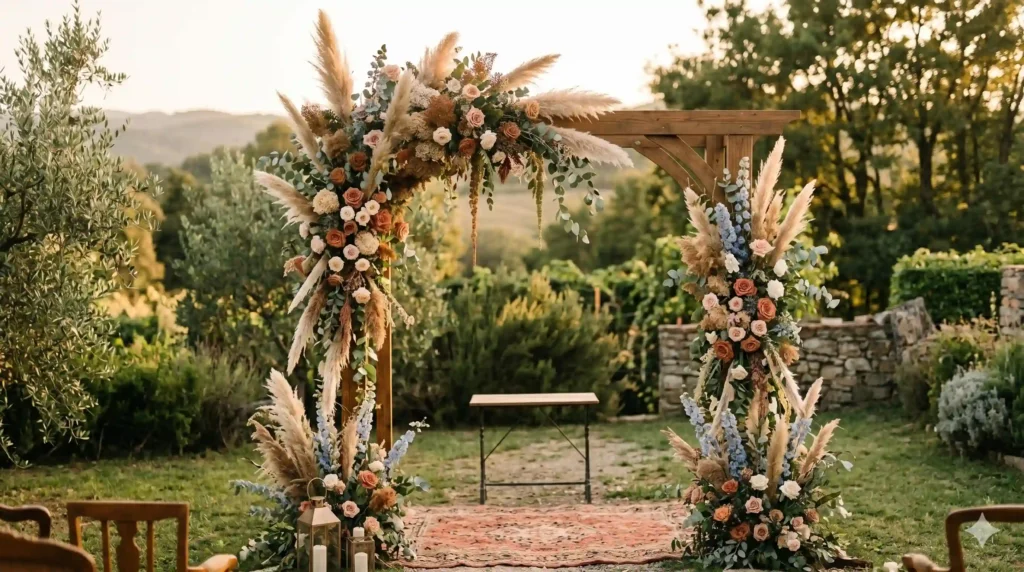 Pampas Grass and Dried Flower