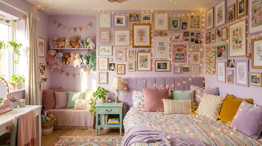 Pastel Maximalist Bedroom for the Girl