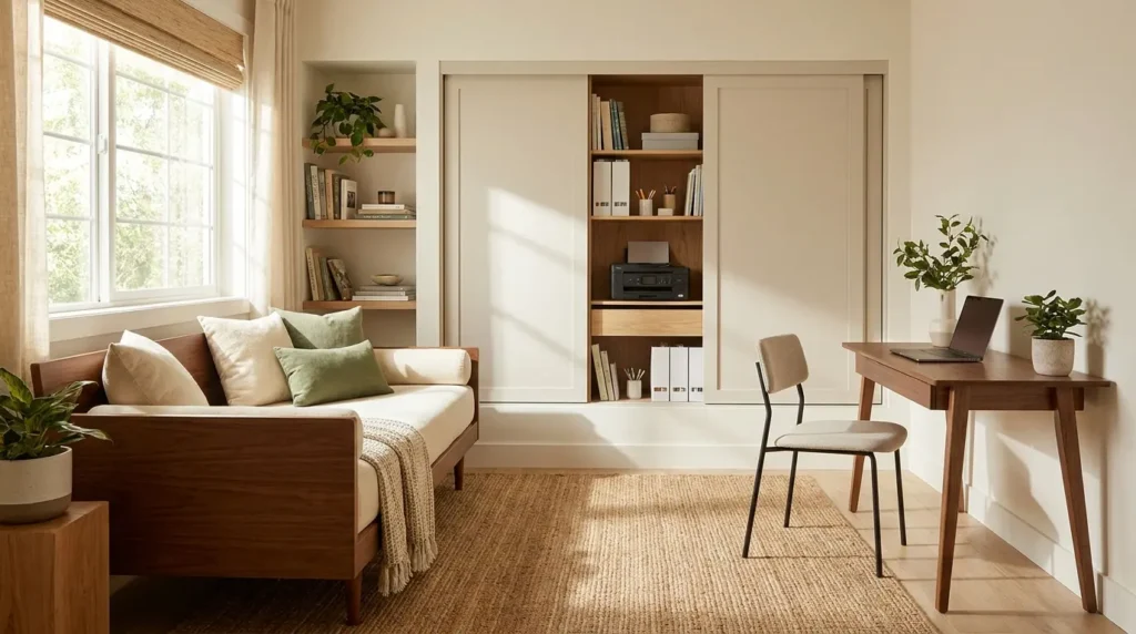 Guest bedroom home office dual