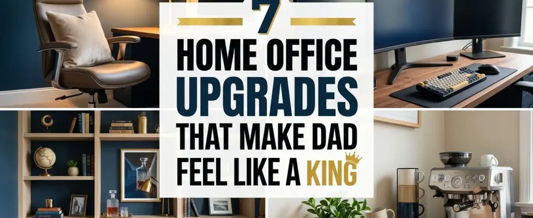 7 Home Office Decor Ideas That Make Dad Feel Like a King