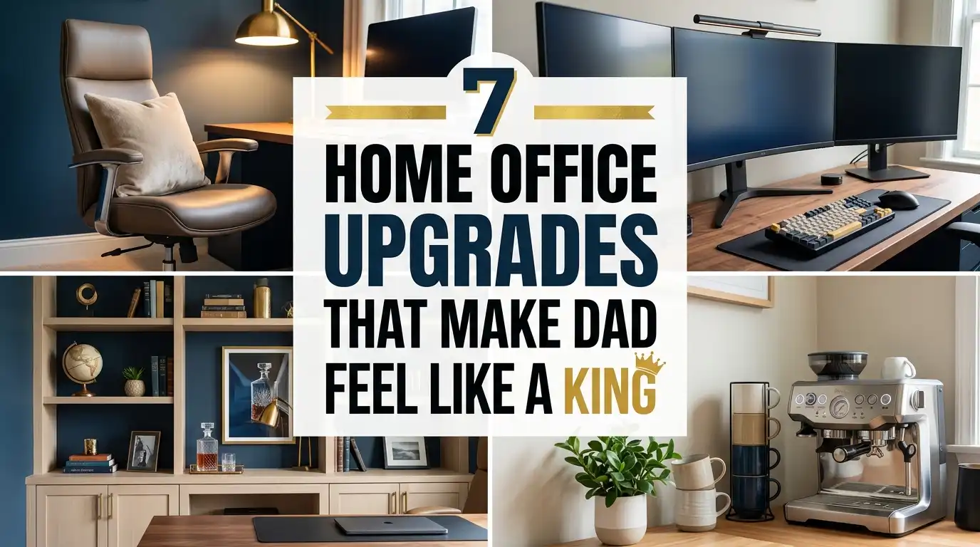7 Home Office Decor Ideas That Make Dad Feel Like a King