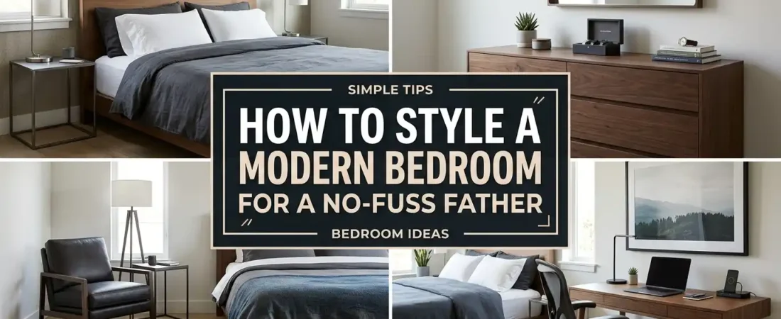 Minimalist Men’s Bedroom Ideas for a No-Fuss Dad