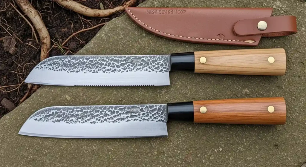 Japanese hori hori knife gardening