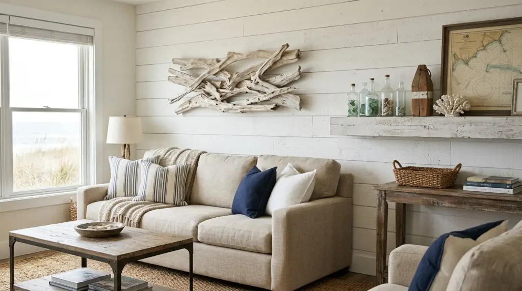 Living room rustic wall decor