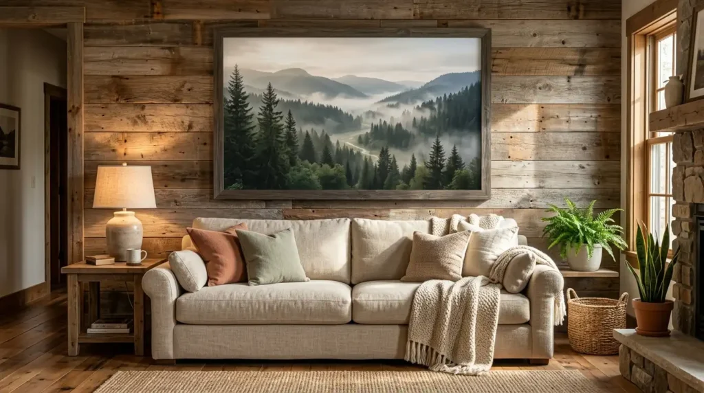 Living room wall decor