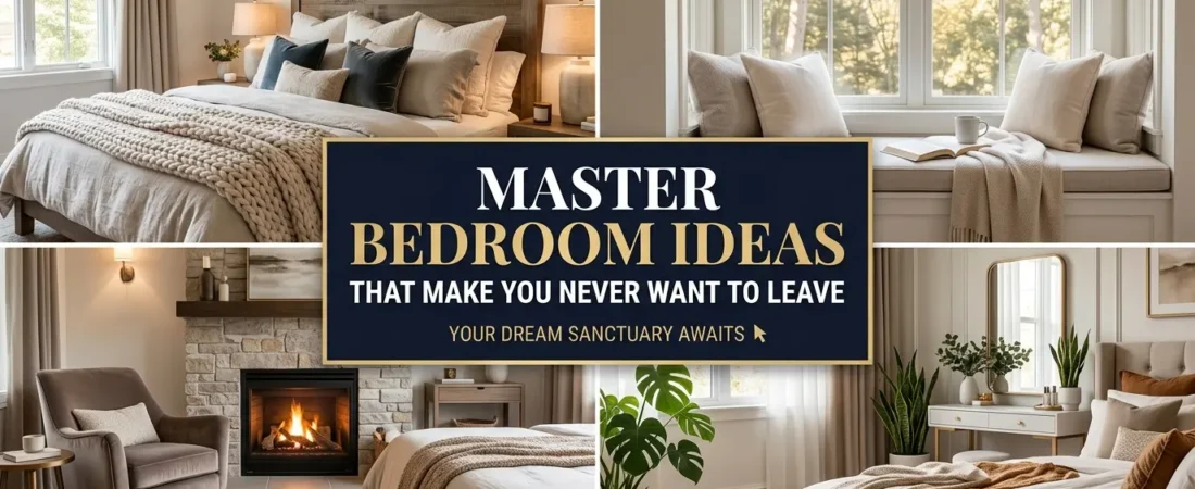 Master Bedroom Ideas That Make You Never Want to Leave