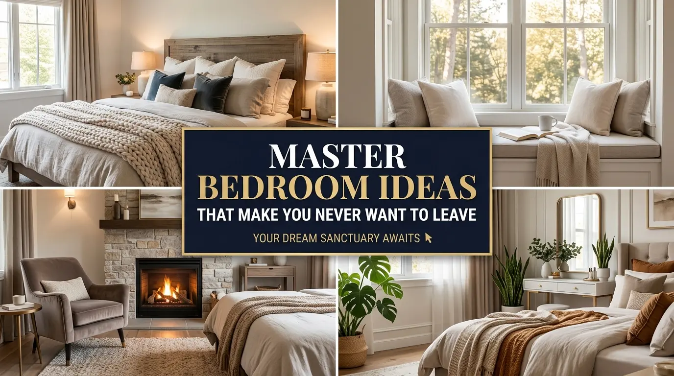 Master Bedroom Ideas That Make You Never Want to Leave