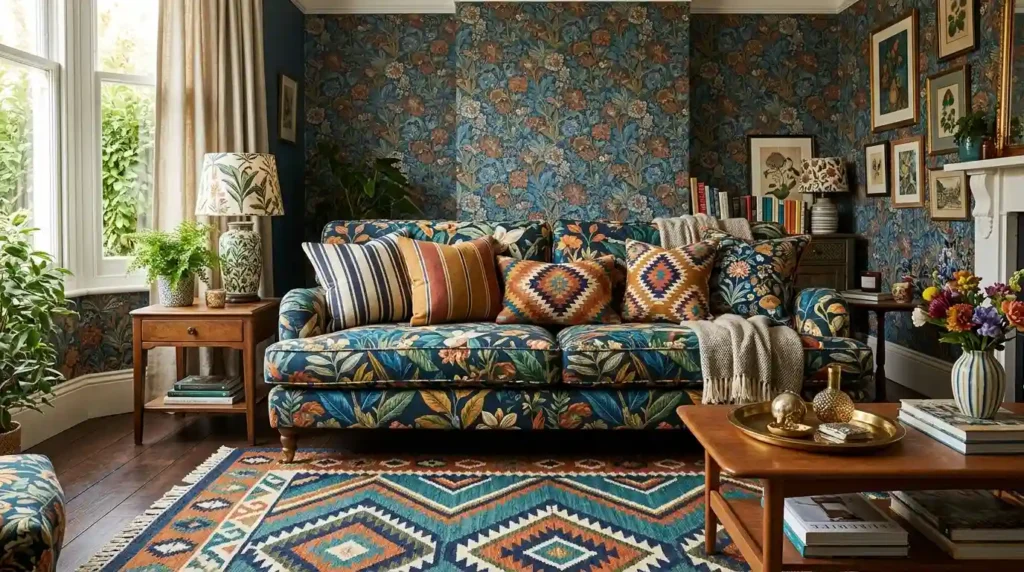 Maximalist decor pattern