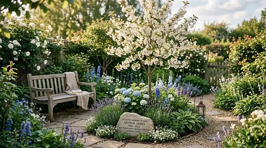 Memorial garden ideas for father