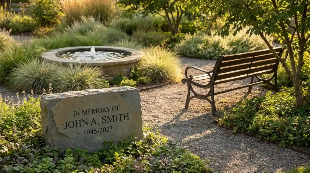 Memorial garden structural