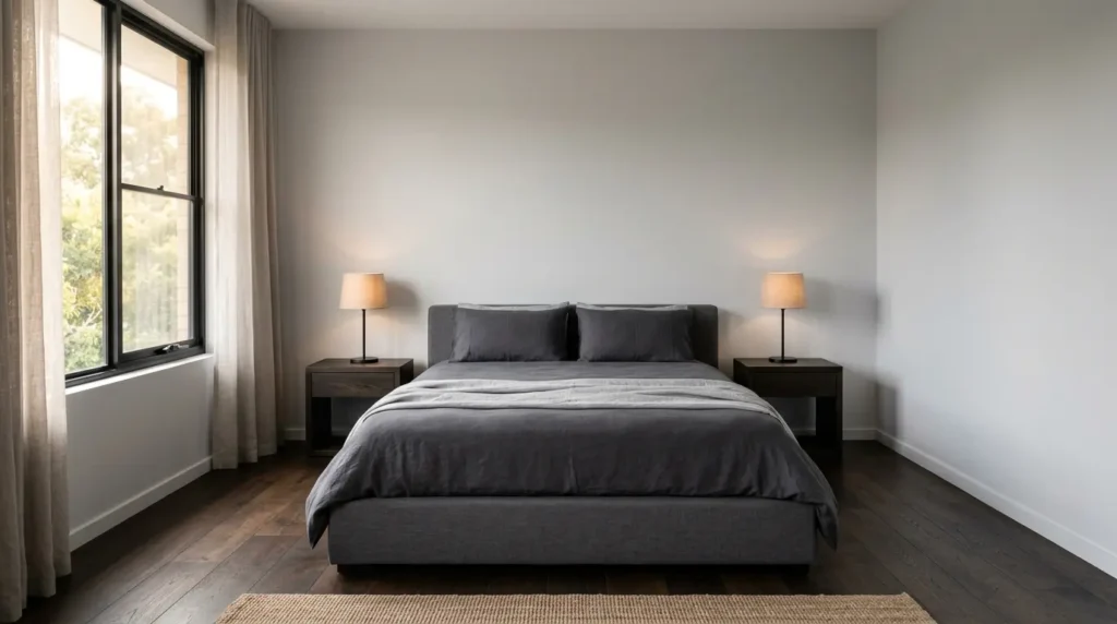 Mens bedroom overview