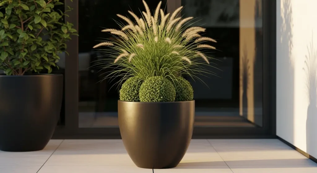 Minimal planter arrangement