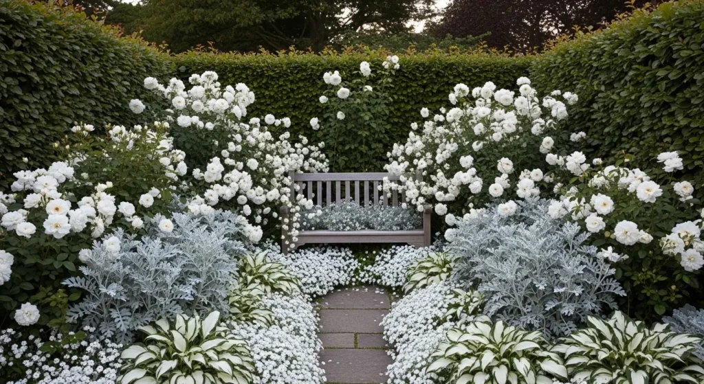 Moonlight garden nook white